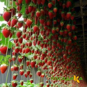 Клубника ампельная Анастасия купить по цене от 370р. в интернет-магазине «Посадика» с доставкой почтой в в Осае и по всей России – [изображение №1].